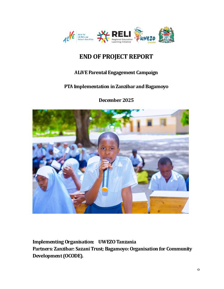 thumbnail of Tanzania PTA – End of Project Report -DEC 2025